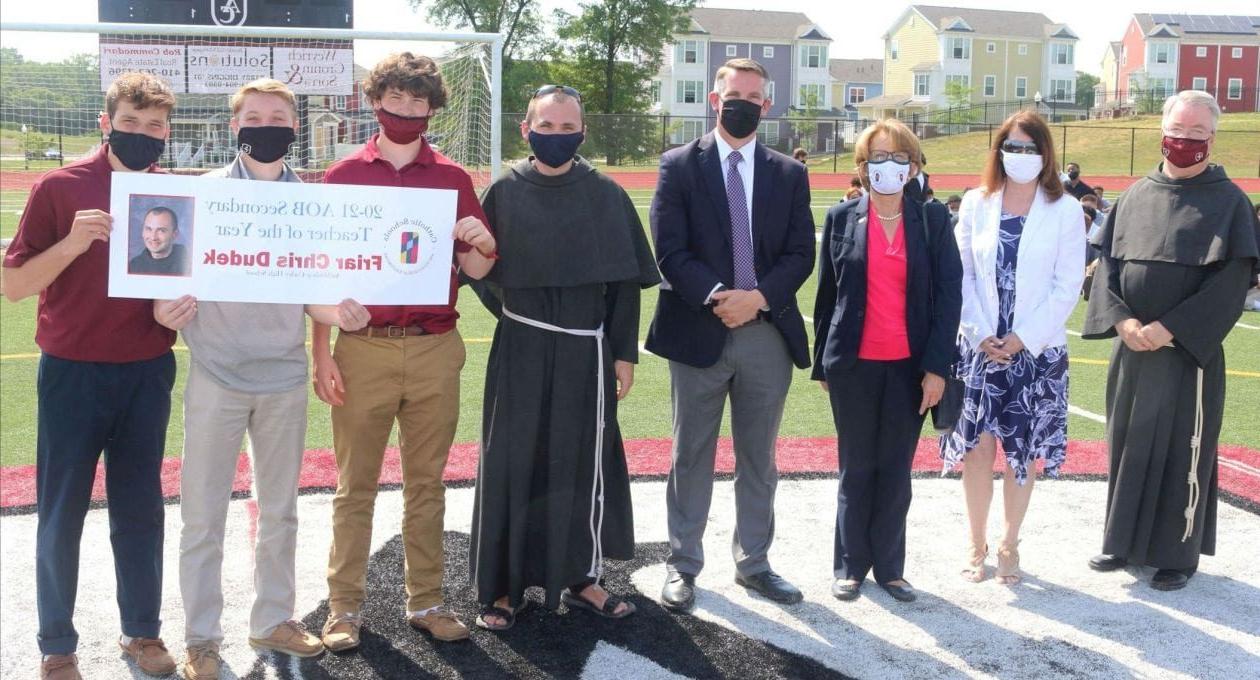 FRIAR CHRIS Named Archdiocesan High School Teacher of the Year